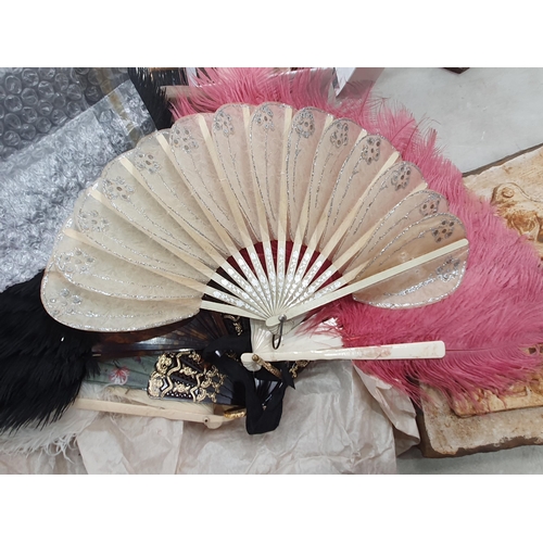 303 - A large selection of various Fans, etc, (R4)