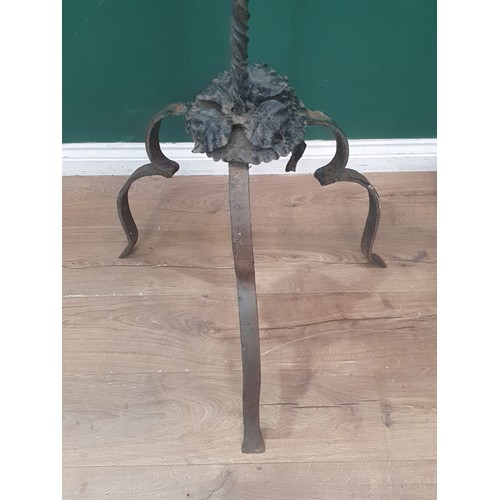 458 - A Wrought Iron Candle stand (R7)