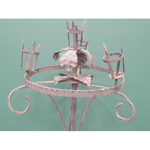 458 - A Wrought Iron Candle stand (R7)