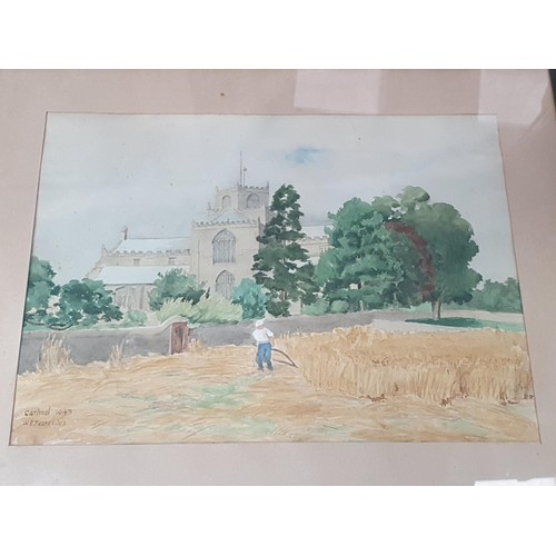 318 - W.E. Fearnyside - A Cottage at Eardisland, signed watercolour, 9.5