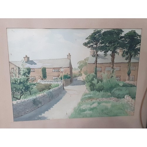 318 - W.E. Fearnyside - A Cottage at Eardisland, signed watercolour, 9.5