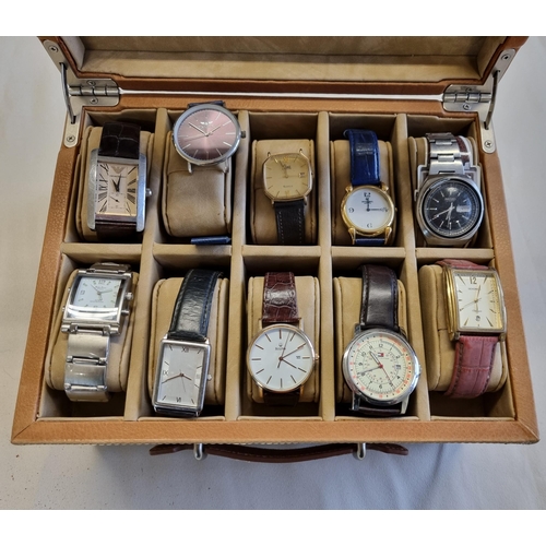 154 - A collection of eleven modern quartz Wristwatches including;  Bulova, Raymond Weil, Sekonda etc cont... 