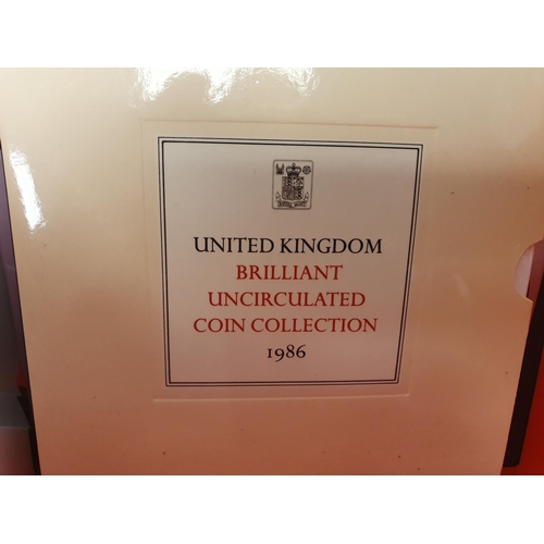 250 - Royal Mint uncirculated Packs 1986, 2010, 2014-2019