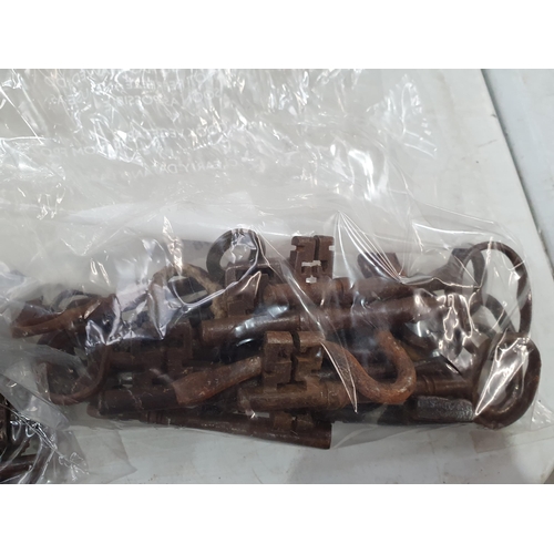 348 - Two bags of various old Keys, (R4)