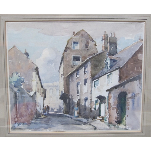 378 - WILLIAM HYAMS. On a Farmstead, watercolour, 11 x 15 in; and three other watercolours by the same art... 