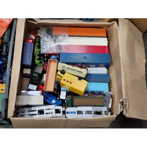 414 - Four boxes of diecast and other model Vehicles (R3)