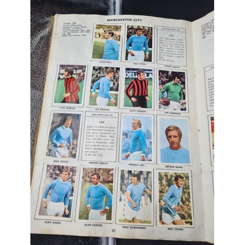 56 - Two 1970 Football Sticker Albums of World Cup and First Division Teams and 1966 World Cup Radio Time... 