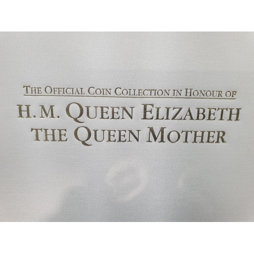 248B - Twelve Commonwealth silver Proof Coins Commemorating Queen Elizabeth the Queen Mother, in capsules