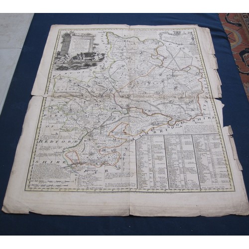 364 - JOHN ROCQUE. An engraved ' Topographical Map of the County of Armagh '(1760) printed for Robert Saye... 