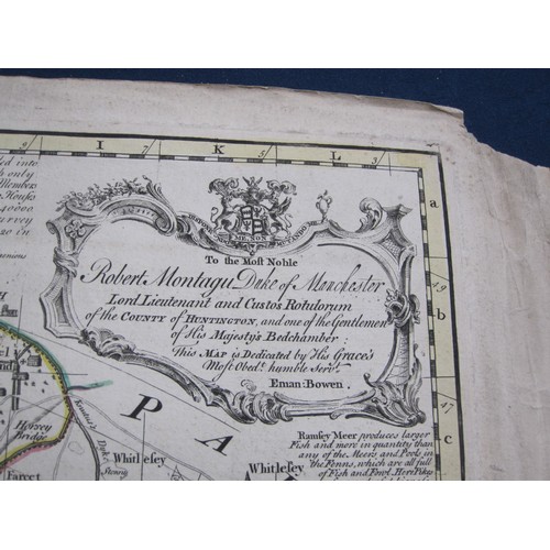 364 - JOHN ROCQUE. An engraved ' Topographical Map of the County of Armagh '(1760) printed for Robert Saye... 