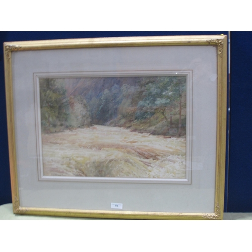 632 - ERNEST ALBERT CHADWICK.RBSA.  At Aberglaslyn, signed, watercolour,15 1/2 x 22 in (R3)