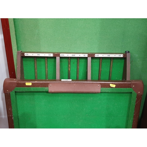 875 - Two small Billiard Tables and four Cues (R11)