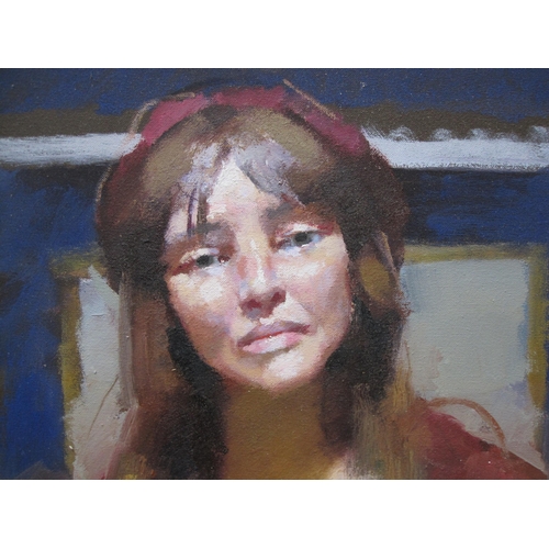 742 - ROBERT O. LENKIEWICZ (1941-2002) Megan Clay (Project 18), oil on canvas, 67 3/4 x 44 3/4 in