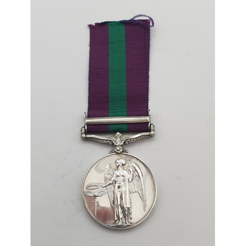 1017 - General Service Medal with 'Malaya' Clasp engraved to 2818507 S.A.C.W. P.M. Wood, W.R.A.F., with Box... 