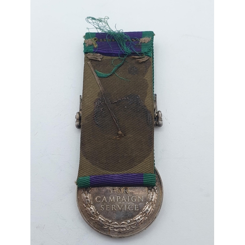 1021 - Campaign Service Medal with 'South Arabia' Clasp engraved to 24000624 Guardsman J.S. Stewart, Irish ... 