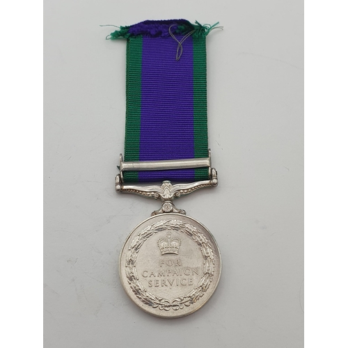 1022 - Campaign Service Medal with 'Borneo' Clasp engraved to 24005649 Pte. M.J. Spencer, Royal Hampshire R... 