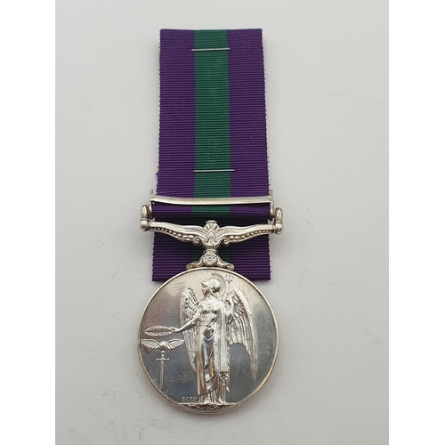 1026 - General Service Medal with 'Cyprus' Clasp engraved to 23342560 Pte. P.F. Scriven, Gloucestershire Re... 