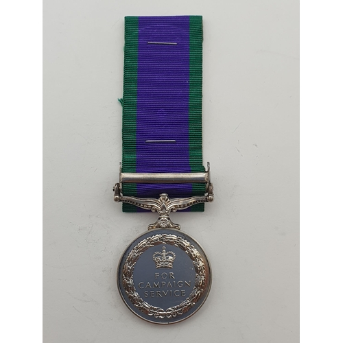 1037 - Campaign Service Medal with 'South Arabia' Clasp engraved to 23969735 Guardsman P.J. Greene, 1st Bat... 