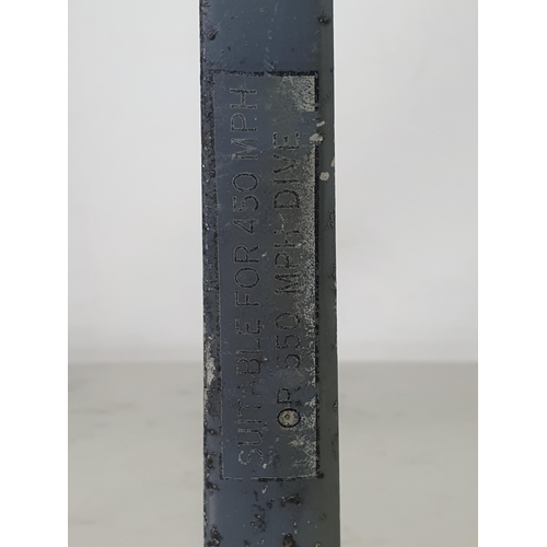 1055 - A Second World War British Royal Air Force Type 93 aircraft mast/antenna tapered aerodynamic shape w... 