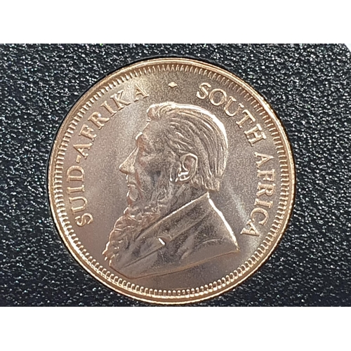 340 - A 2014 gold ¼ Krugerrand, with COA