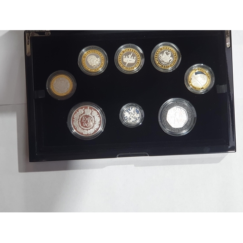 353 - A 2016 silver Piedfort Coin Collection, in case, with COA