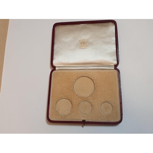 395 - A George VI, 1937, Royal Mint Specimen Coin Case, to hold four-coin gold set