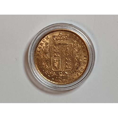 407 - A Queen Victoria, 1884, Sydney Mint Gold Shield Back Sovereign