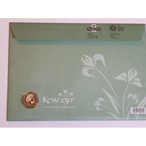 421 - A 2009 Kew Gardens 50 Pence, in Kew Gardens 250th Anniversary Stamp Cover