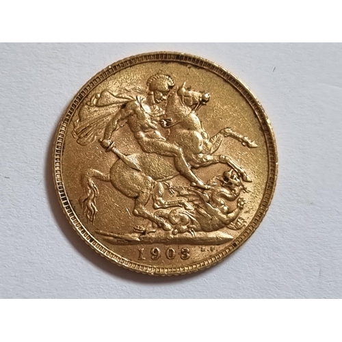 490 - An Edward VII 1903 Sovereign