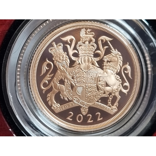 498 - A QEII 2022 Proof Sovereign, in case of issue with COA