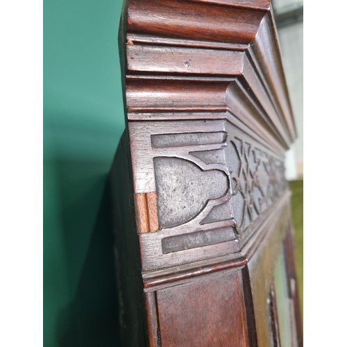 568 - A 19th century mahogany Corner Display cabinet with two astragal glazed doors on bracket feet