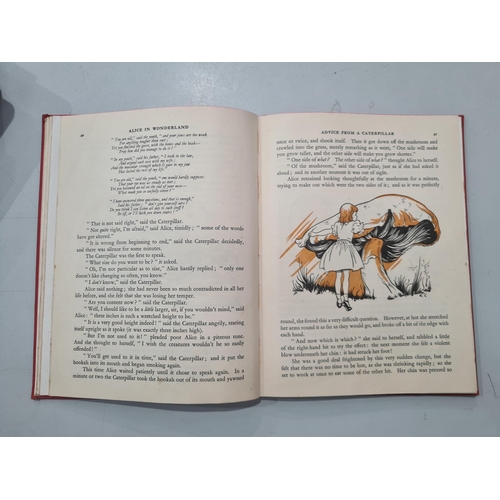 780 - CARROLL Lewis, Alice in Wonderland, illustrated by Rene Cloke, pub P R Gawthorn Ltd, with signature ... 