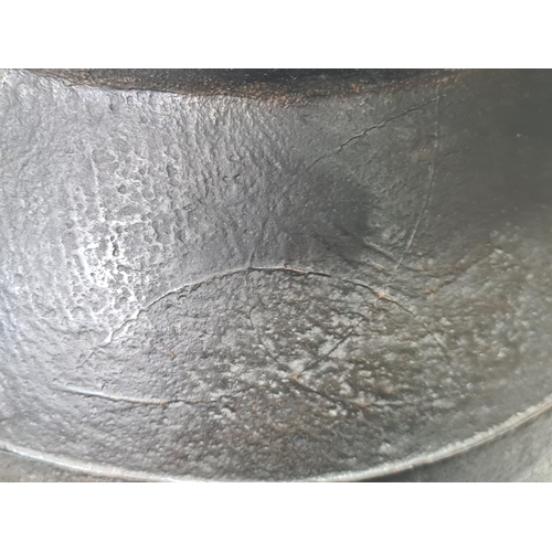 787 - A large antique bronze Cauldron, bearing scratch marks for John/James Fathers Foundry, Montecute, So... 