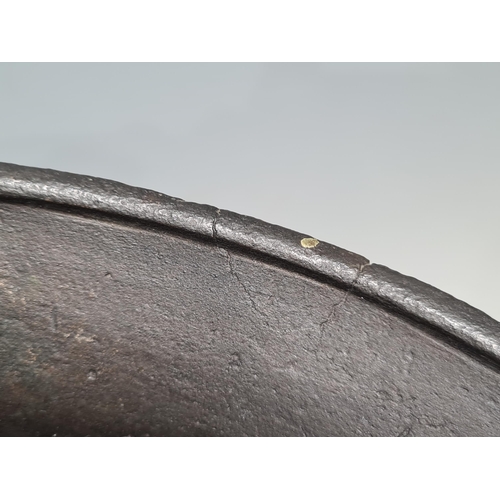 787 - A large antique bronze Cauldron, bearing scratch marks for John/James Fathers Foundry, Montecute, So... 