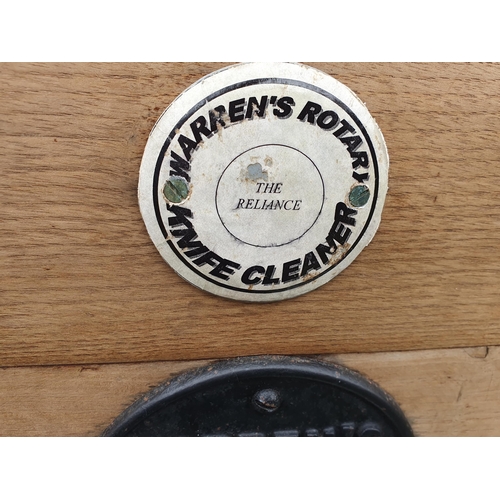 968 - A Vintage Warrens Rotary Knife Cleaner