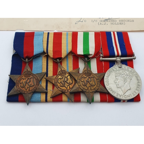 987 - Four; WWII 1939-45 Star, Pacific Star, War and Defence Medals to Pte. L. Robless, Straits Settlement... 