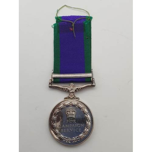 995 - Campaign Service Medal with 'NOrthern Ireland' Clasp engraved to 24103116 Lane Corporal R.T. Hughes,... 