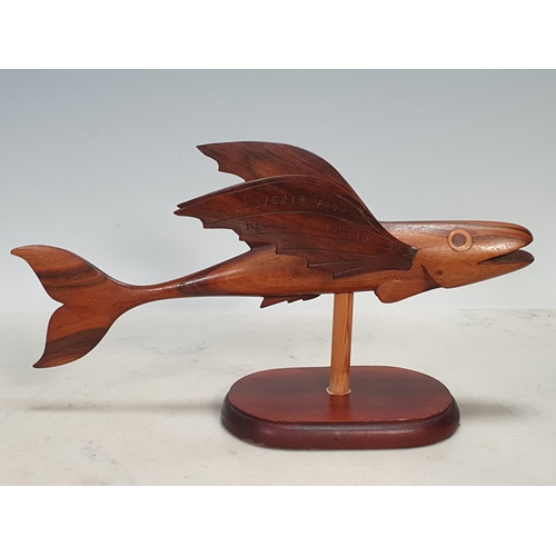 977 - A Pitcairn Island wooden model of a 