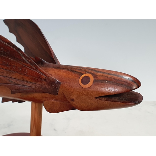 977 - A Pitcairn Island wooden model of a 