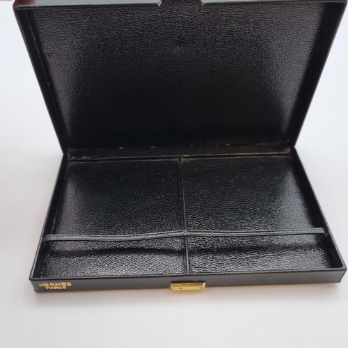 292 - An Hermes black leather Cigarette Case