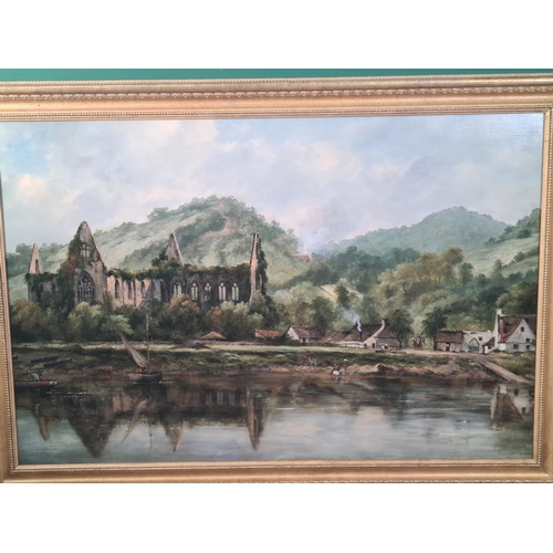 748A - FREDERICK WATERS WATTS (1800-1870). Tintern Abbey on the river Wye, oil on canvas, 34 x 50 in
Proven... 