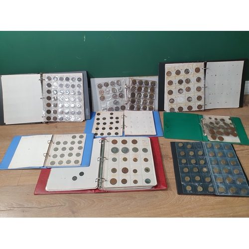 245 - A collection of mainly British pre-decimal Coins to include Victorian Farthings