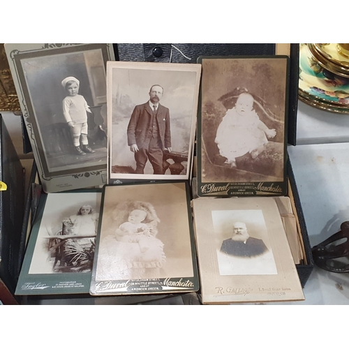 257 - A collection of Victorian Cabinet Cards (some relating to a Britton family, Birmingham) and other Ep... 