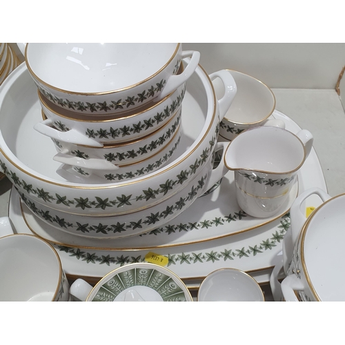 304 - A Spode 'Provence' part Coffee and Dinner Service including a Coffee Pot, Cans, Saucers, Tureens, Pl... 