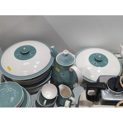 338 - A quantity of Royal Doulton 'Spindrift' dinner and coffee ware including Plates, Coffee Pot, Tureens... 