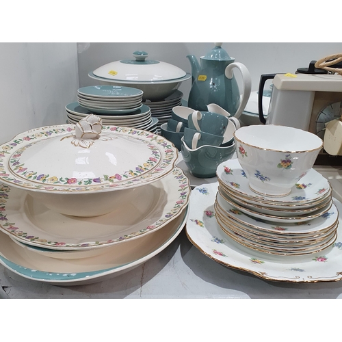 338 - A quantity of Royal Doulton 'Spindrift' dinner and coffee ware including Plates, Coffee Pot, Tureens... 