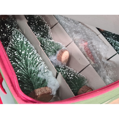 574 - Two boxes and a bag of Christmas Decorations (R5)