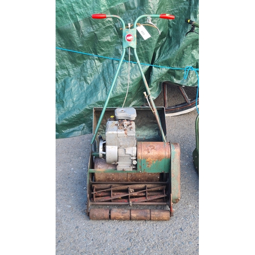 693 - A Webb Cylinder Mower with collection box