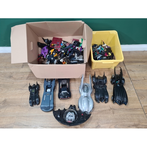 751 - Two boxes of Batman Vehicles and Figures (R9)