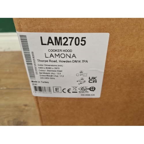 754 - A Lamona stainless steel Extractor Cooker Hood